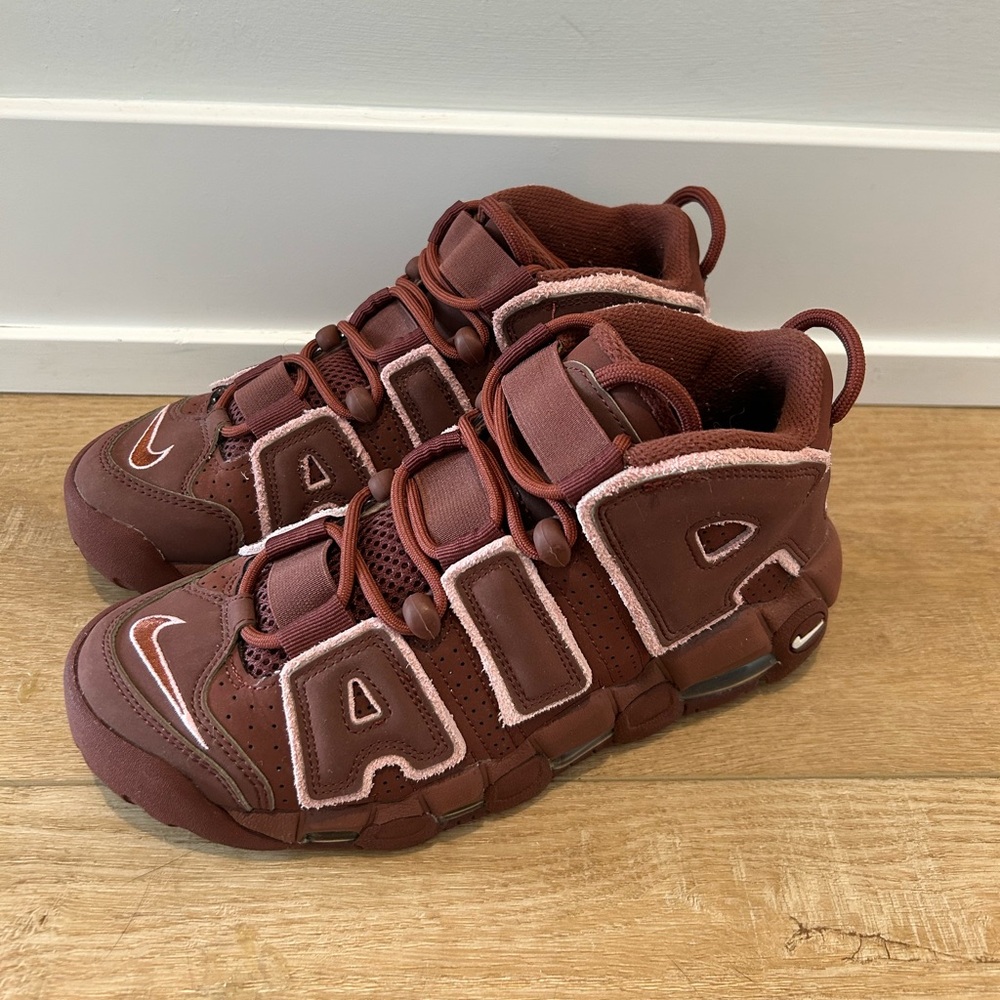 Nike Air More Uptempo ‘96 Dark Pony/Coconut Milk/Sail/Medium Soft Pink M5.5/W7